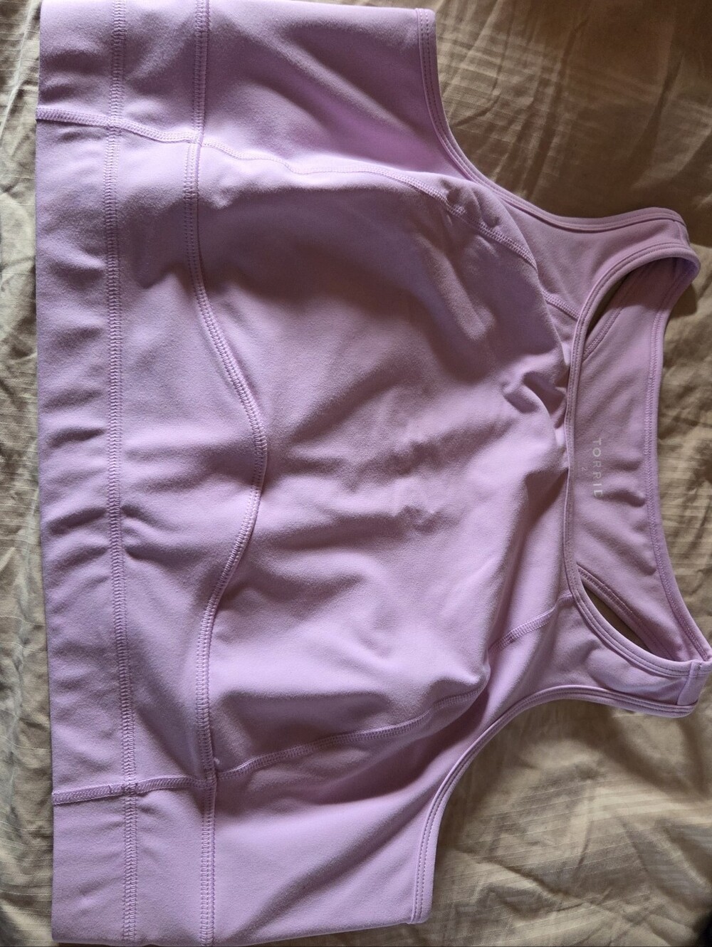 torrid Lavender-Pink Racerback Sports Bra